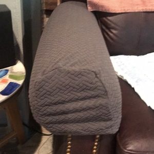 Pair of Gray Armrest Covers